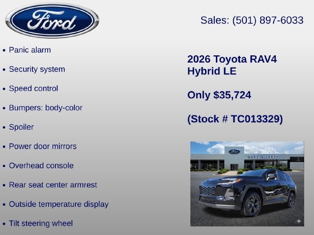 2026 Toyota RAV4 LE