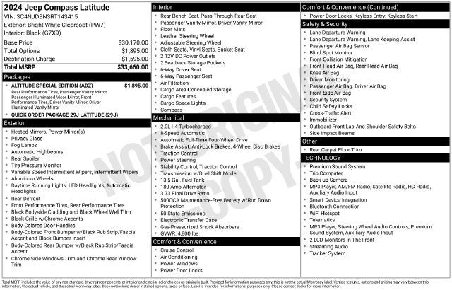 2024 Jeep Compass Latitude