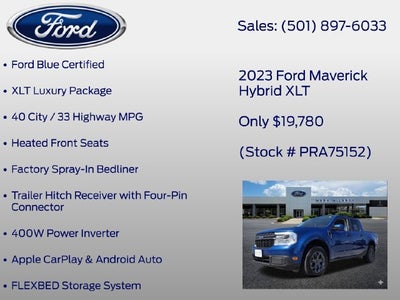2023 Ford Maverick XLT