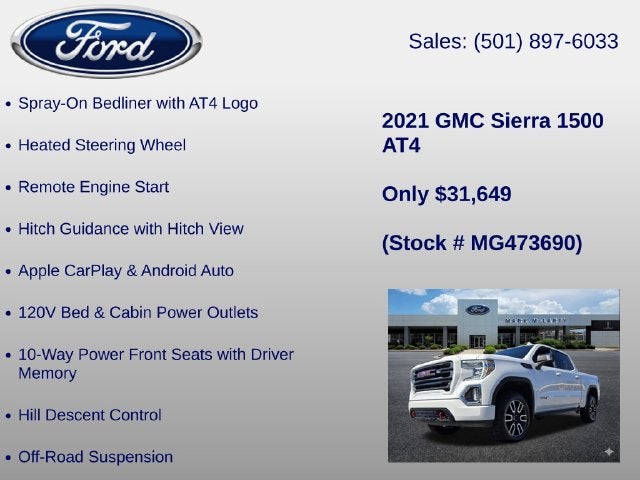 2021 GMC Sierra 1500 AT4