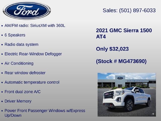 2021 GMC Sierra 1500 AT4