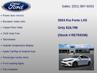 2024 Kia Forte LXS