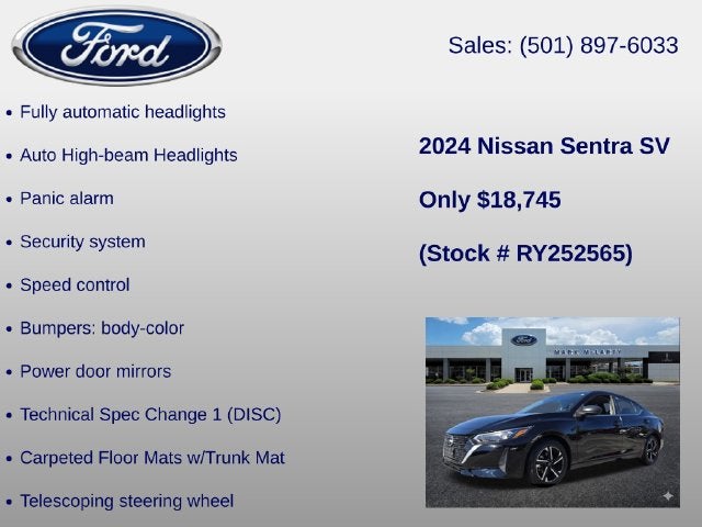 2024 Nissan Sentra SV