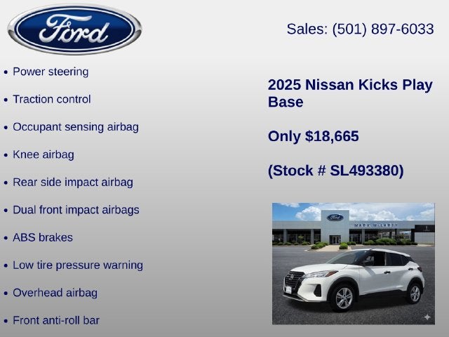 2025 Nissan Kicks Play S