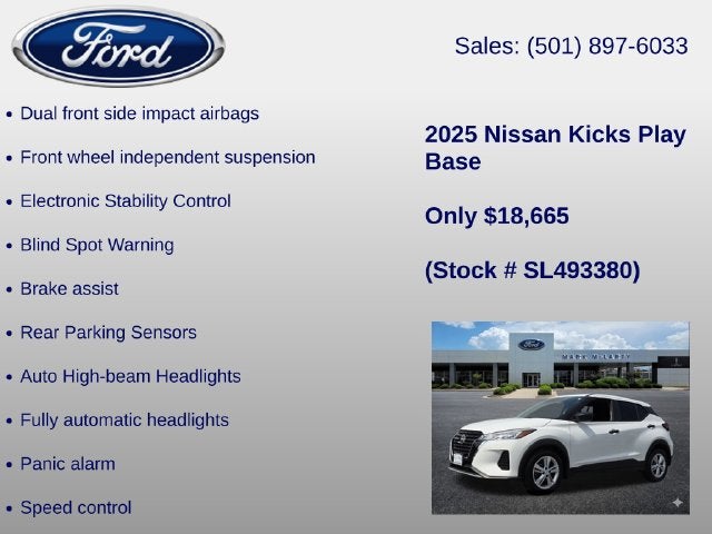 2025 Nissan Kicks Play S