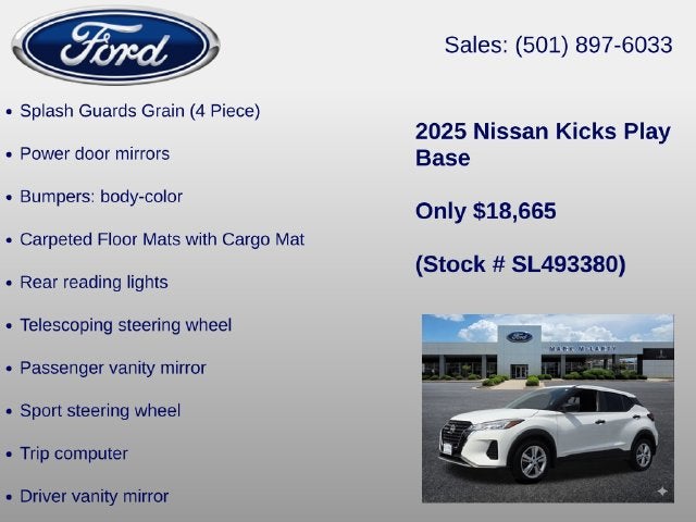 2025 Nissan Kicks Play S