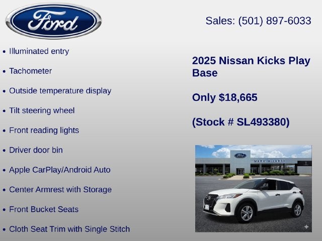 2025 Nissan Kicks Play S