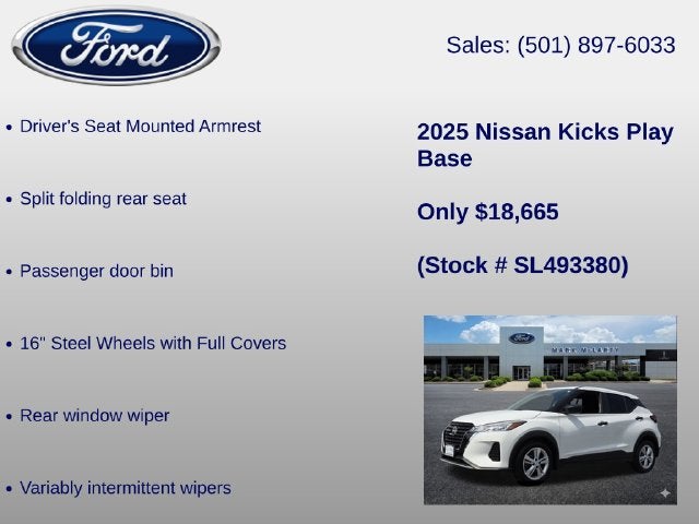2025 Nissan Kicks Play S