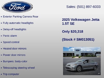 2025 Volkswagen Jetta 1.5T SE