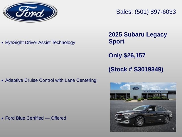 2025 Subaru Legacy Sport