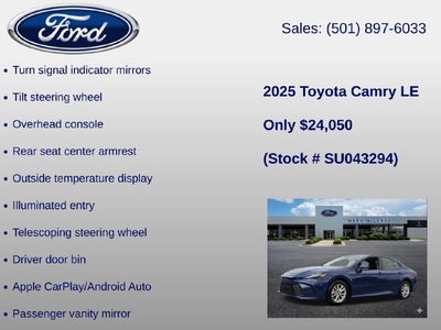 2025 Toyota Camry LE