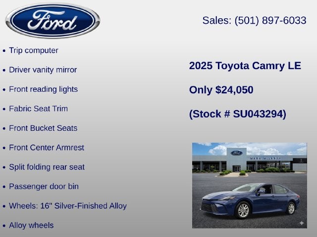 2025 Toyota Camry LE