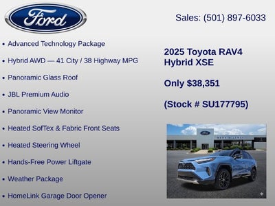 2025 Toyota RAV4 Hybrid XSE