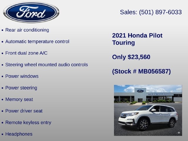 2021 Honda Pilot Touring 7 Passenger