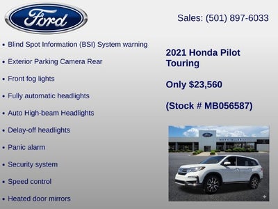 2021 Honda Pilot Touring 7 Passenger