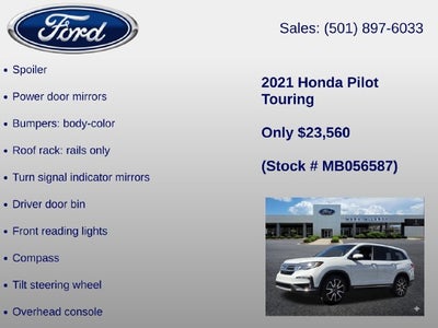 2021 Honda Pilot Touring 7 Passenger