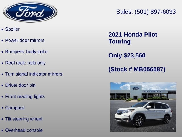 2021 Honda Pilot Touring 7 Passenger
