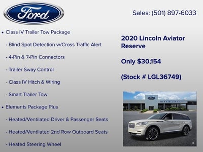 2020 Lincoln Aviator Reserve Premium