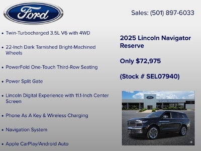 2025 Lincoln Navigator Reserve