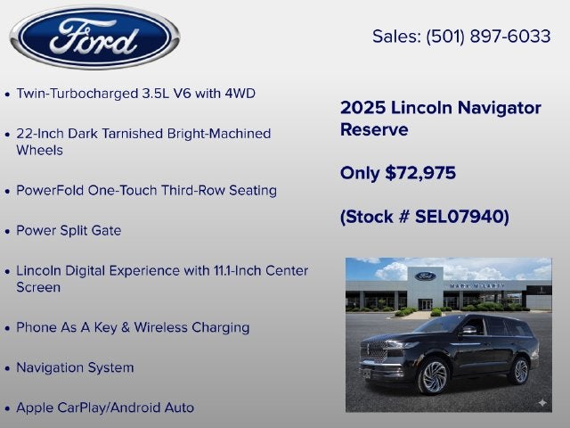 2025 Lincoln Navigator Reserve