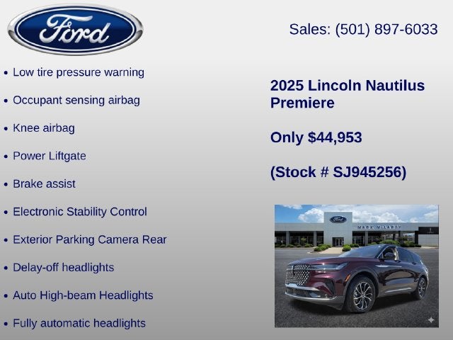 2025 Lincoln Nautilus Premiere