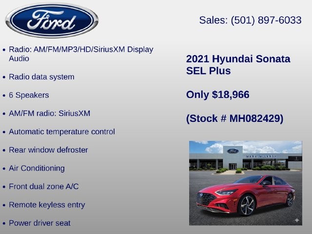 2021 Hyundai Sonata SEL Plus