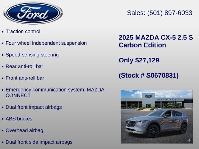 2025 Mazda Mazda CX-5 2.5 S Carbon Edition