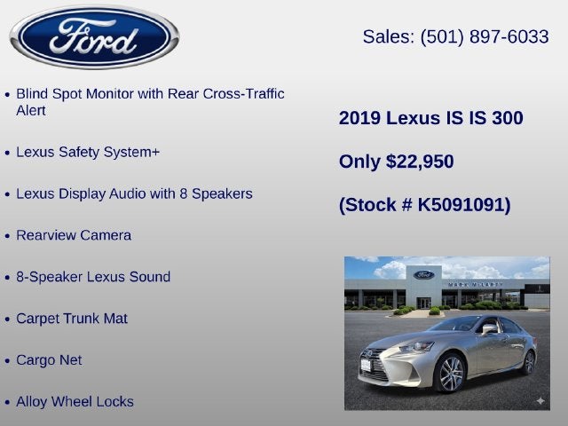 2019 Lexus IS 300