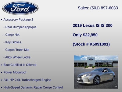 2019 Lexus IS 300