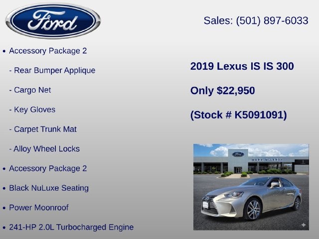 2019 Lexus IS 300