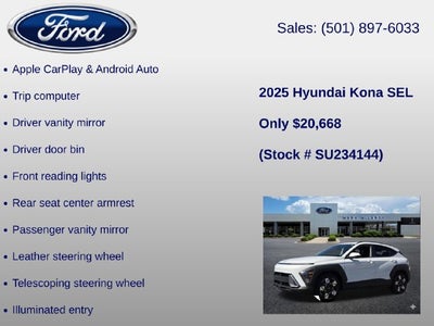 2025 Hyundai Kona SEL