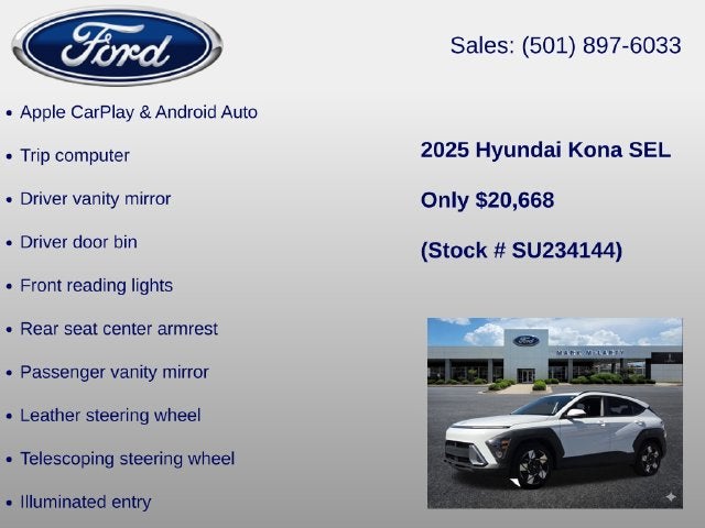 2025 Hyundai Kona SEL