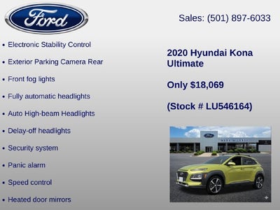 2020 Hyundai Kona Ultimate
