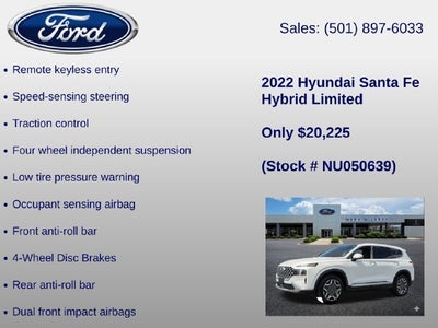 2022 Hyundai Santa Fe Hybrid Limited