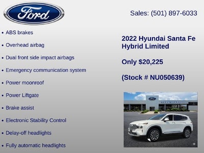 2022 Hyundai Santa Fe Hybrid Limited