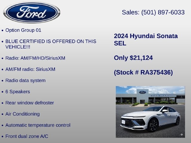 2024 Hyundai Sonata SEL