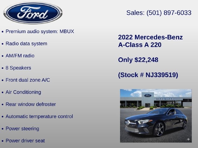 2022 Mercedes-Benz A-Class A 220 4MATIC®