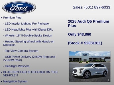 2025 Audi Q5 2.0T Premium Plus quattro