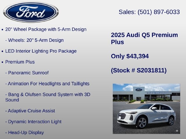 2025 Audi Q5 2.0T Premium Plus quattro