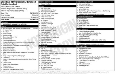 2024 RAM 1500 Classic SLT