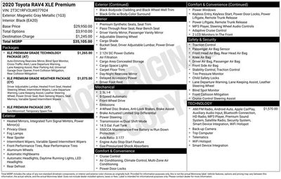 2020 Toyota RAV4 XLE Premium