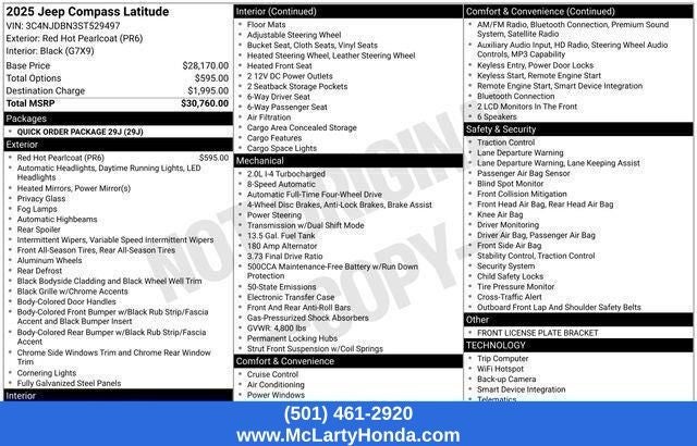 2025 Jeep Compass Latitude