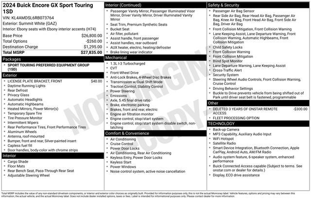 2024 Buick Encore GX Sport Touring