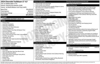 2024 Chevrolet TrailBlazer LT