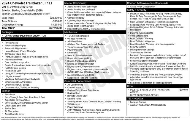 2024 Chevrolet TrailBlazer LT