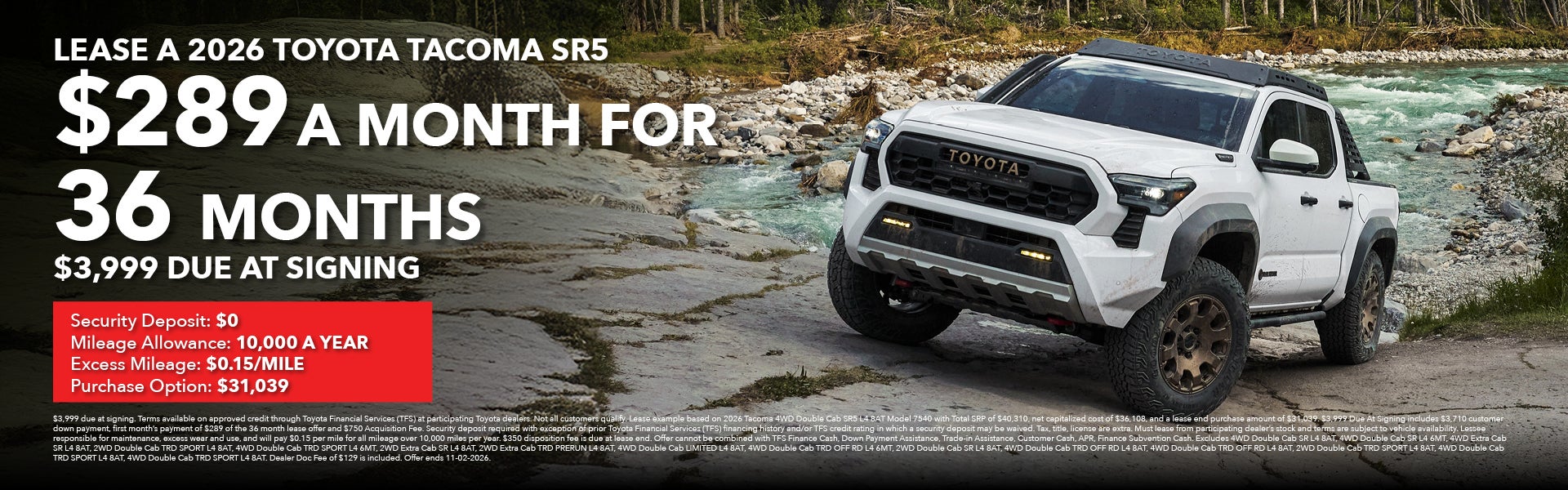 2026 Tacoma SR5