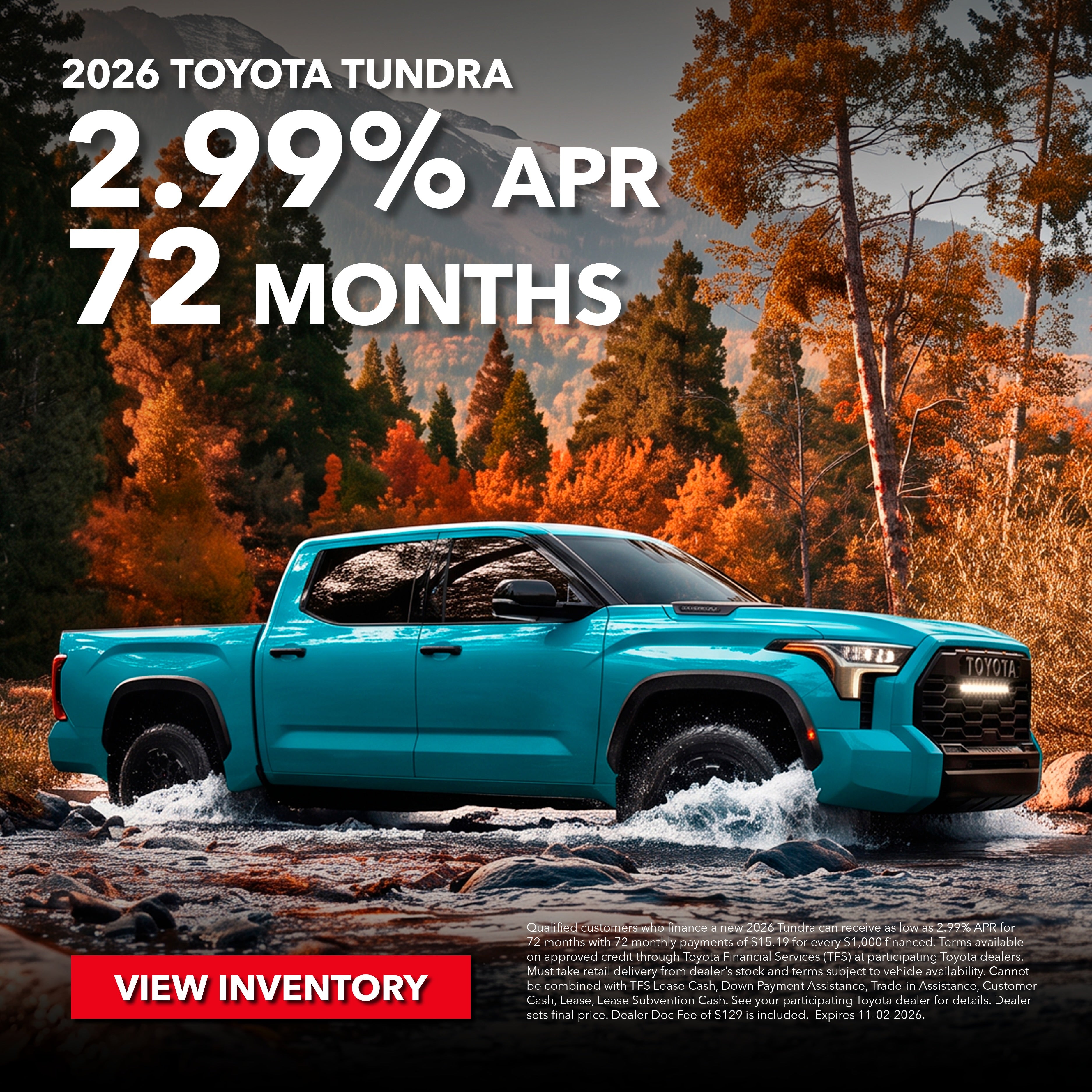 2026 Toyota Tundra Promotion